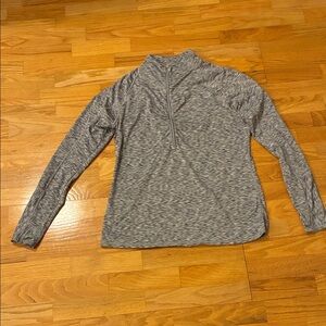 Athleta Women’s XL Heathered Gray 1/2 Zip Pullover Jacket